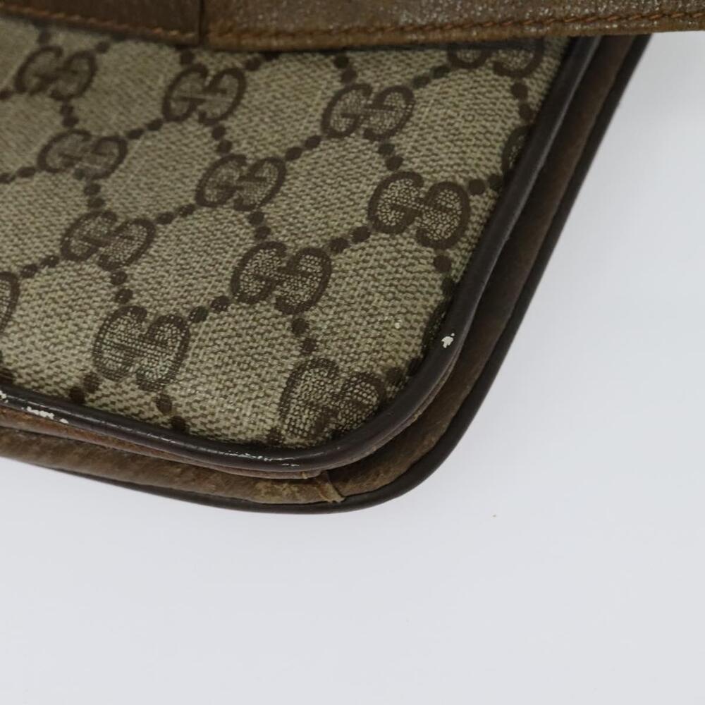 GUCCI GG Supreme Shoulder Bag Pvc Beige Gold - Picture 13 of 16